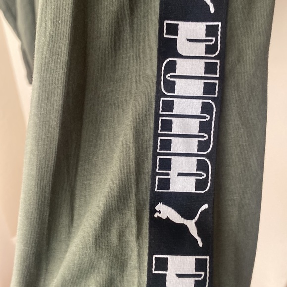 PUMA Long Sleeve Taping Tee Green XXL - Picture 10 of 10